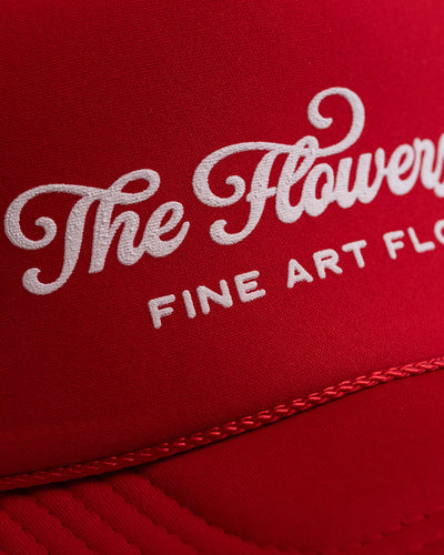 Red Flowerslinger Trucker Hat