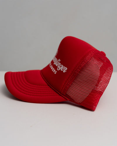 Red Flowerslinger Trucker Hat