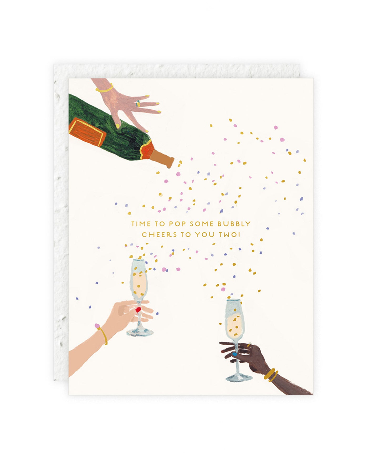Pop Some Bubbly - Wedding + Engagement Card