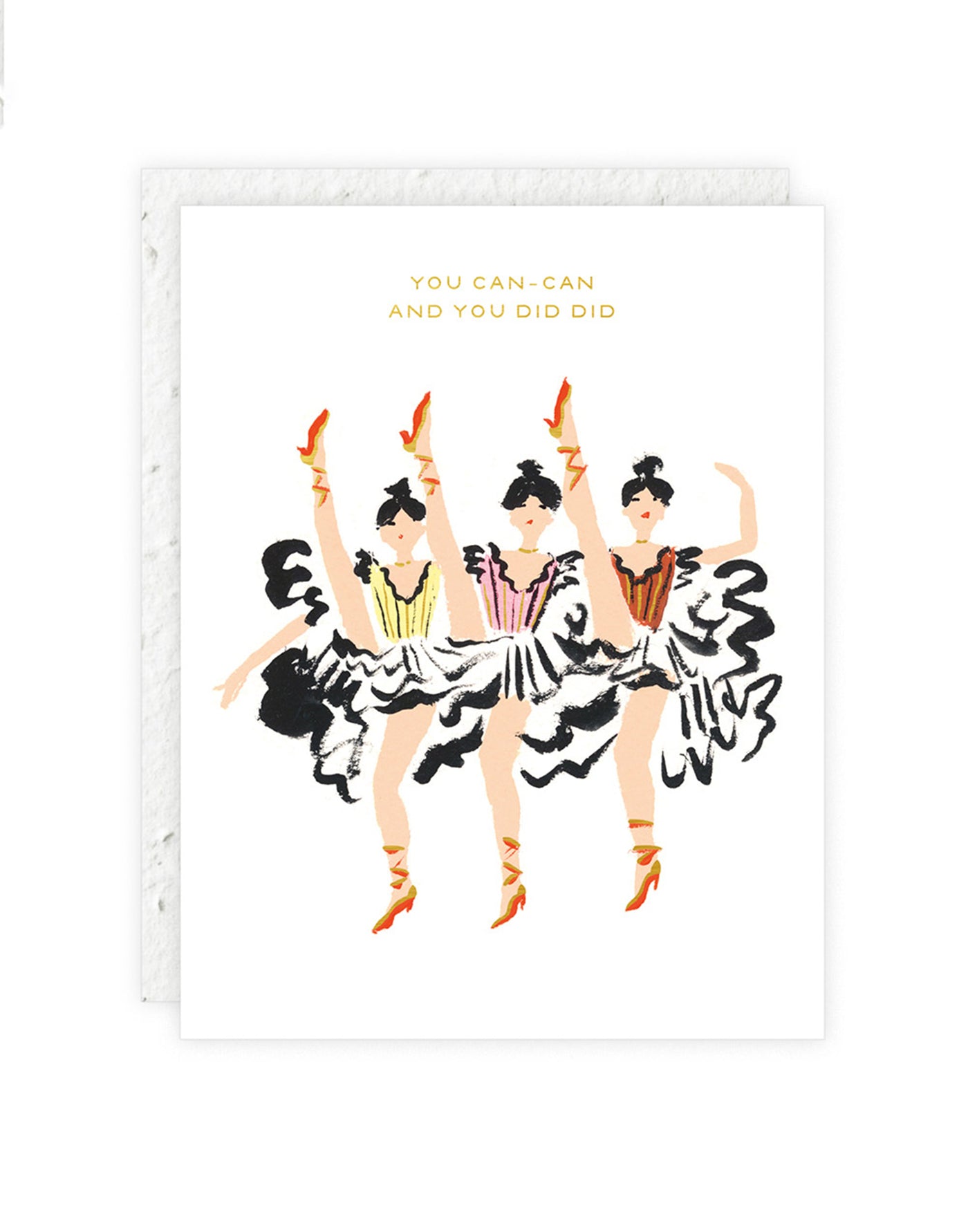 You Can-Can - Congratulations Card